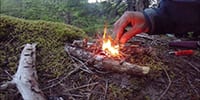Starting your own fire may not be very convenient